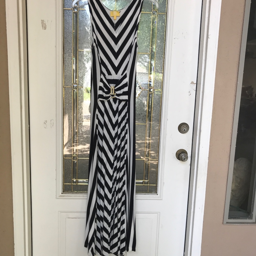 Stripped maxim dress